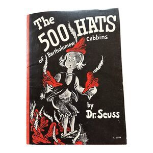 1966 Dr. Seuss The 500 Hats of Bartholomew Cubbins Scholastic Paperback
